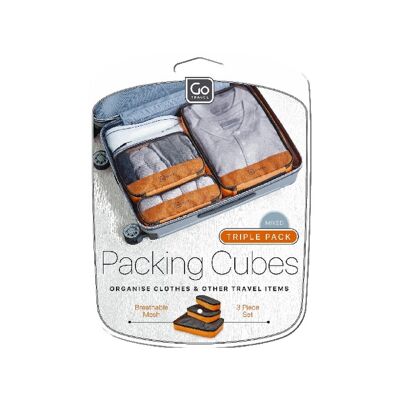 Organisateur de Valise Orange Lot de 2