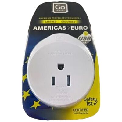 Adaptador de enchufe EE. UU.-UE