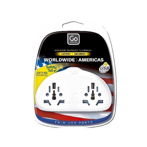 Adaptateur Prise Duo WORLD-USA