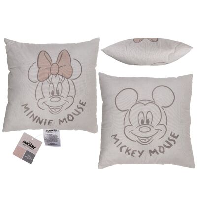 Coussins Minnie & Mickey 40 x 40 Cm