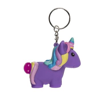 Porte-Clés En Métal Licorne Squeeze 4