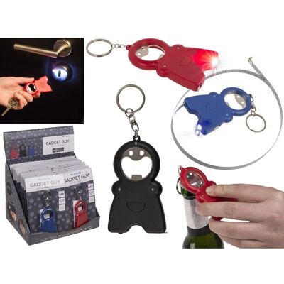 Gadget Guy Metal Keychain - 3 In 1