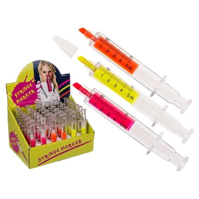 Fluorescent Syringe Highlighter