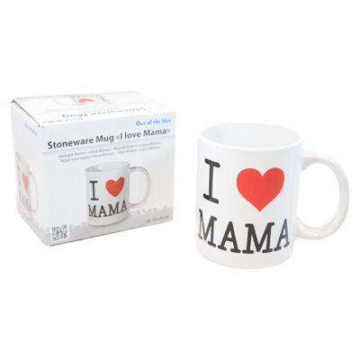 Keramiktasse „I Love Mama“.