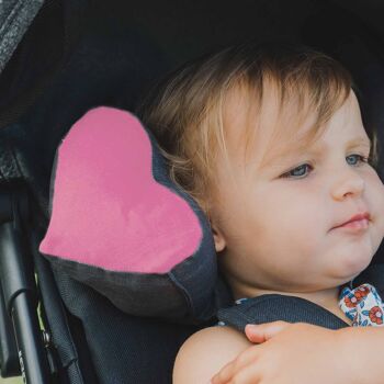 Coussin de siège auto et poussette · TÉODOR Fraise 2