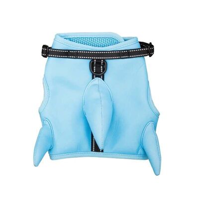 Dog harness - Blue Shark pattern