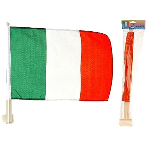 Set 1 Drapeau Voiture Italie 30x45Cm