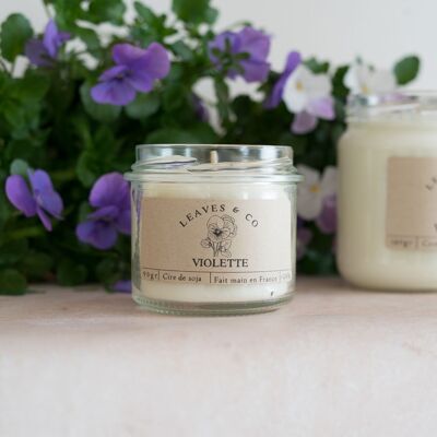 Seasonal Jar Scented Candle - Violet