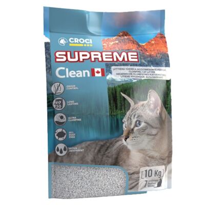 Litière agglomérante pour chat - Supreme Clean