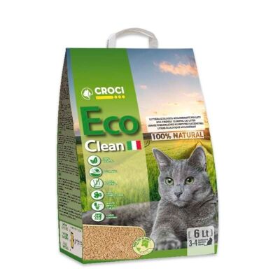 Litière végétale pour chat Eco Clean