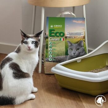 Litière végétale pour chat Eco Clean 2