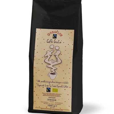 Caffè Giusto, Fairtrade Bio, Haricots, Sachet 1000 g