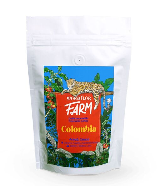 Mokaflor FARM Colombia Inzà Cauca 250 g in beans