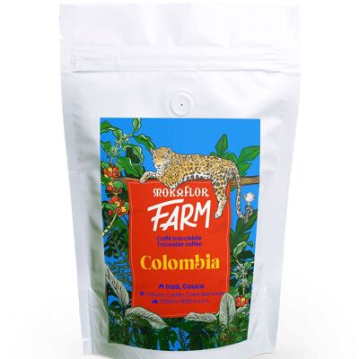 Mokaflor GRANJA Colombia Inzà Cauca 250 g en frijol