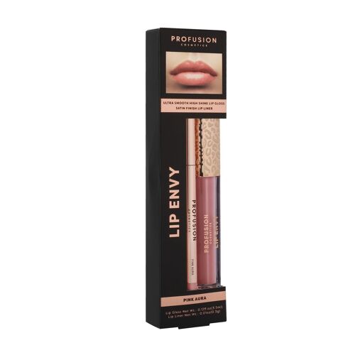 Lip Envy - Duo gloss à lèvres et crayon à lèvres - Pink Aura
