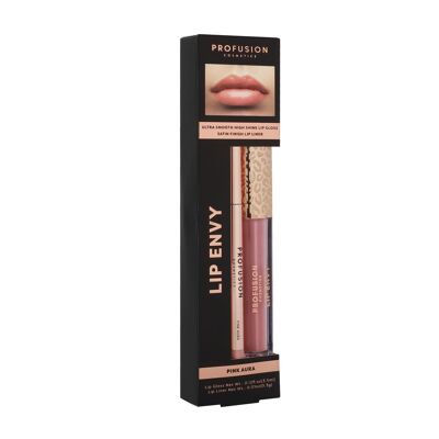 Lip Envy - Lip gloss and lip pencil duo - Pink Aura