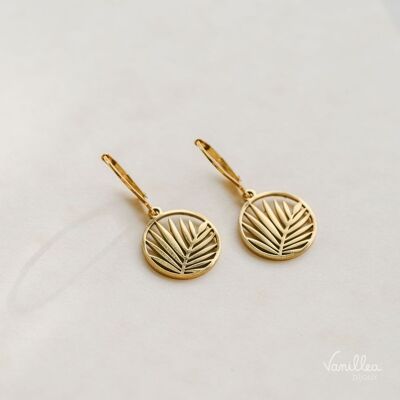 Stainless steel mini gold hoop earrings