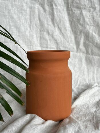 Pot à couverts - Blanc et Terracotta 3