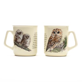 Mug Chouette Hulotte par 3 pièces 4