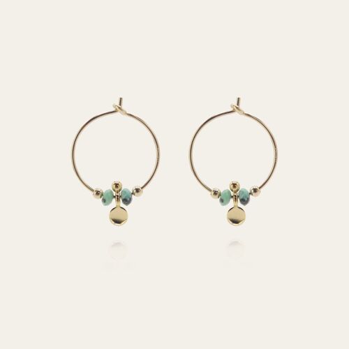 Paire de Créoles Bloom - Pierres Naturelles