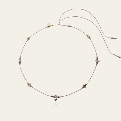 Bloom-Halskette – Natursteine
