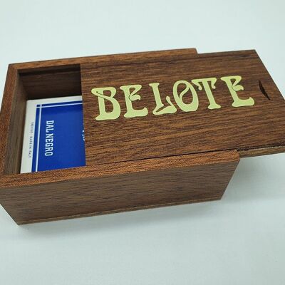 Caja de madera - Belote