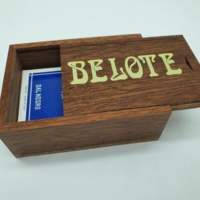 Caja de madera - Belote