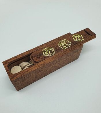 Coffret en bois - Jeu de 421 2