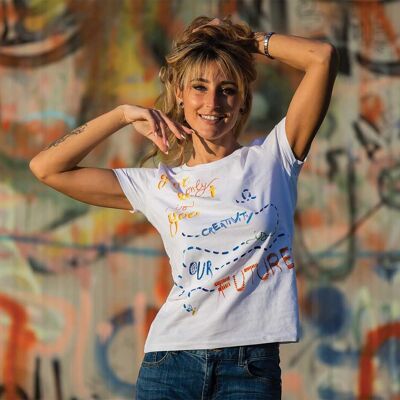 b.WANT.B Black Label - T-shirt - "Creative Future" Woman