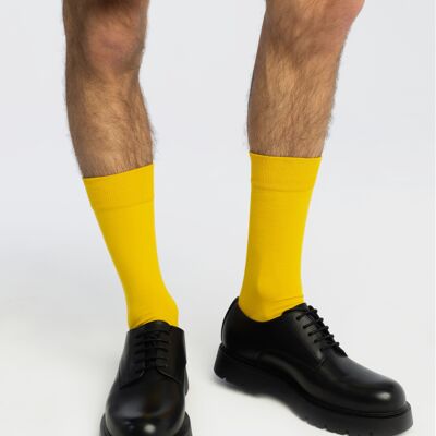 Essential Collection - Solid Colour Socks - Yellow - Lemon Burst