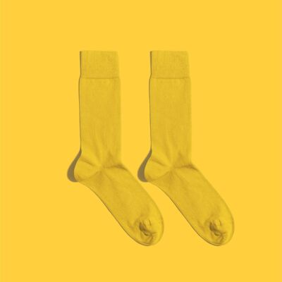 Colección Essential - Calcetines de color liso - Amarillo - Lemon Burst