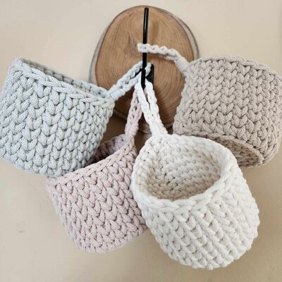 Crochet Hanging Storage Basket