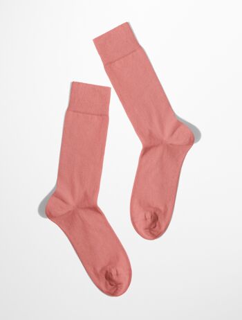 Collection Essentielle - Chaussettes de Couleur Unie - Rose Nude - Blush Doux 2