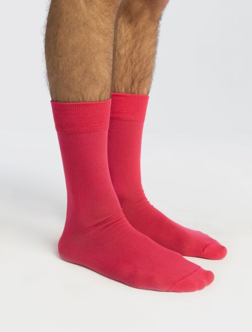 Essential Collection - Solid Colour Socks - Pink - Rosy Charm