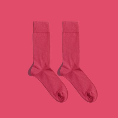 Colección Essential - Calcetines de color liso - Rosa - Rosy Charm