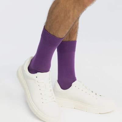 Essential Collection - Solid Colour Socks - Purple - Regal Plum