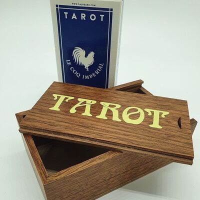 Caja de cartas de madera - Tarot