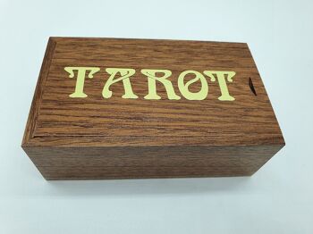 Coffret de cartes en bois - Tarot 2