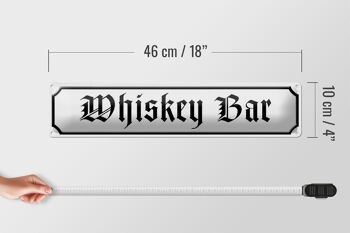 Signe en étain 46x10cm, décoration de cuisine, Bar à whisky, Pub 4
