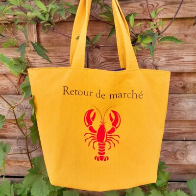 SAC CABAS JOUR DE MARCHE HOMARD