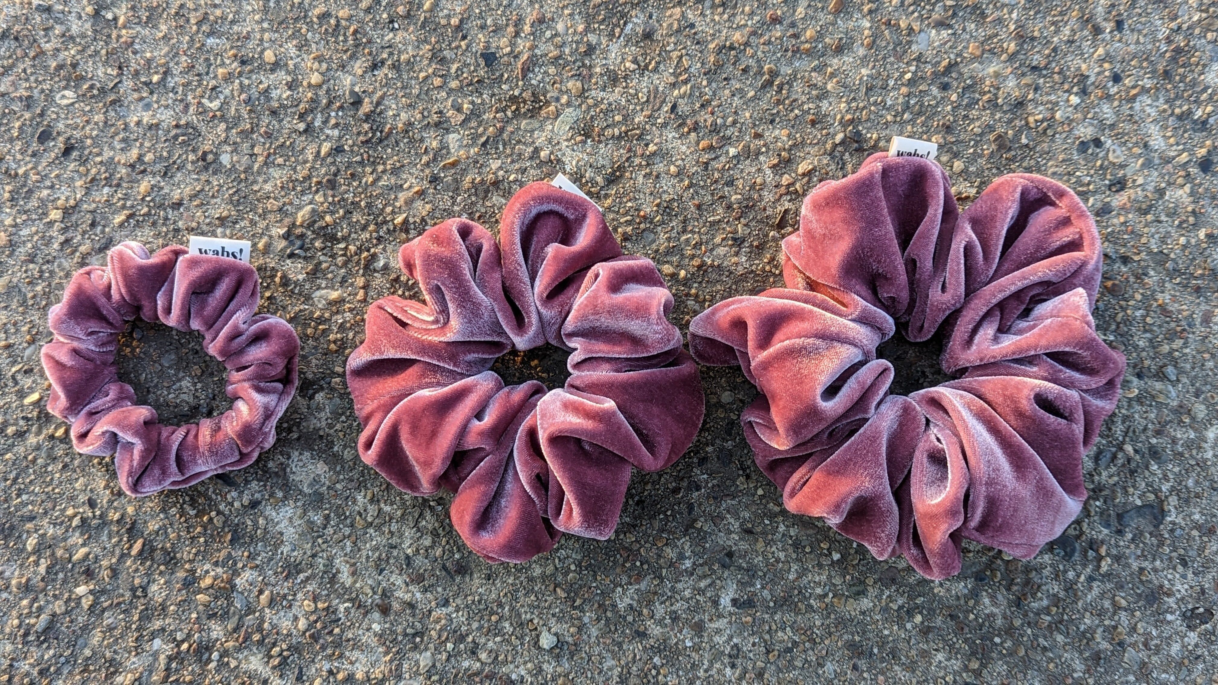 Scrunchie velluto malva