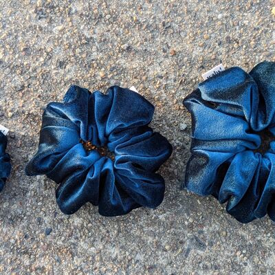 Aquamarine Velvet Scrunchie