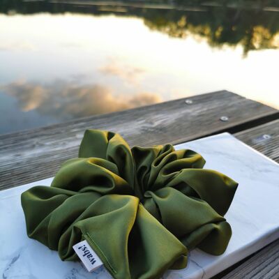 Olive Green Scrunchie