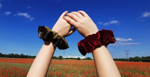 Red Velvet Scrunchie