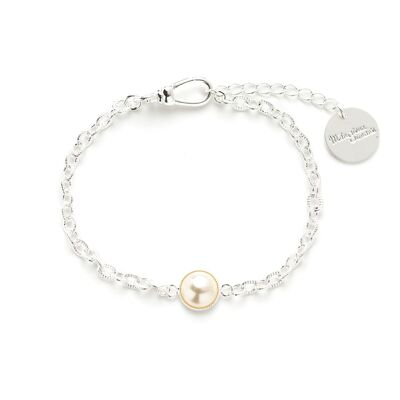 Mini Bracelet Nélya Argent Perle