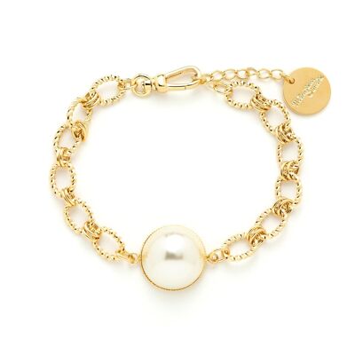 Nélya Gold Pearl Bracelet