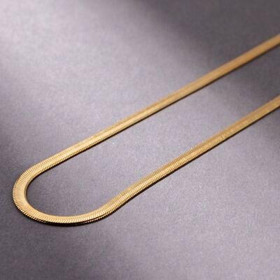 Herringbone herringbone chain gold plated