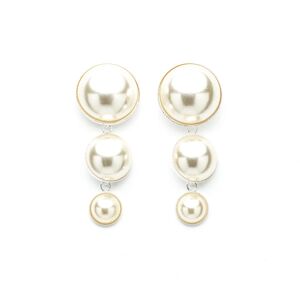 Boucles d'Oreilles Puces Pendantes Nélya Argent Perles