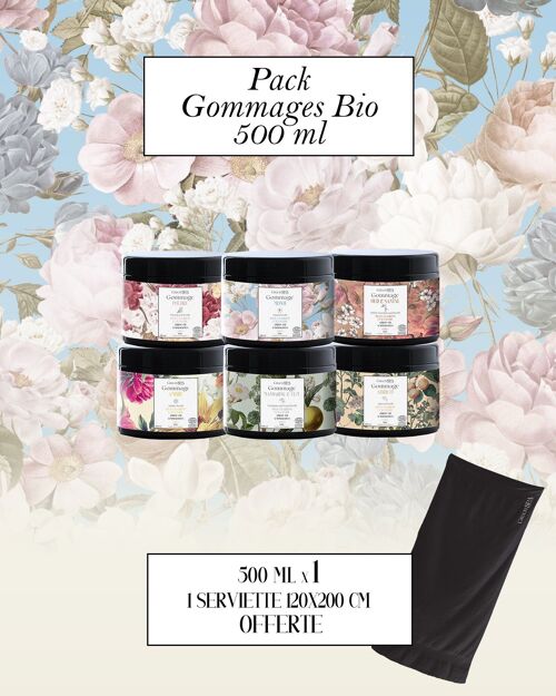 Pack Gommages Cabine avec Serviette Offerte