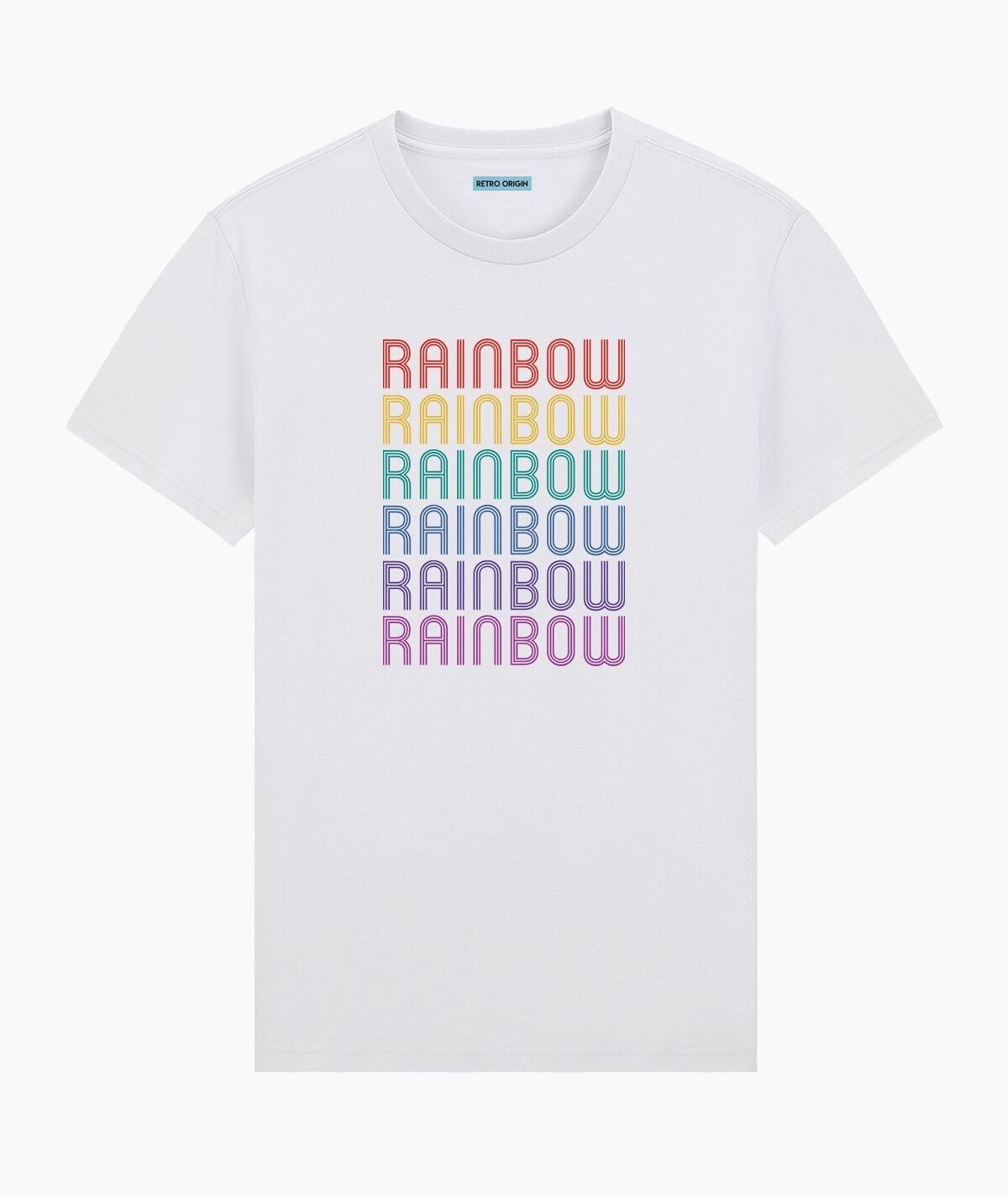 T-shirt unisex arcobaleno